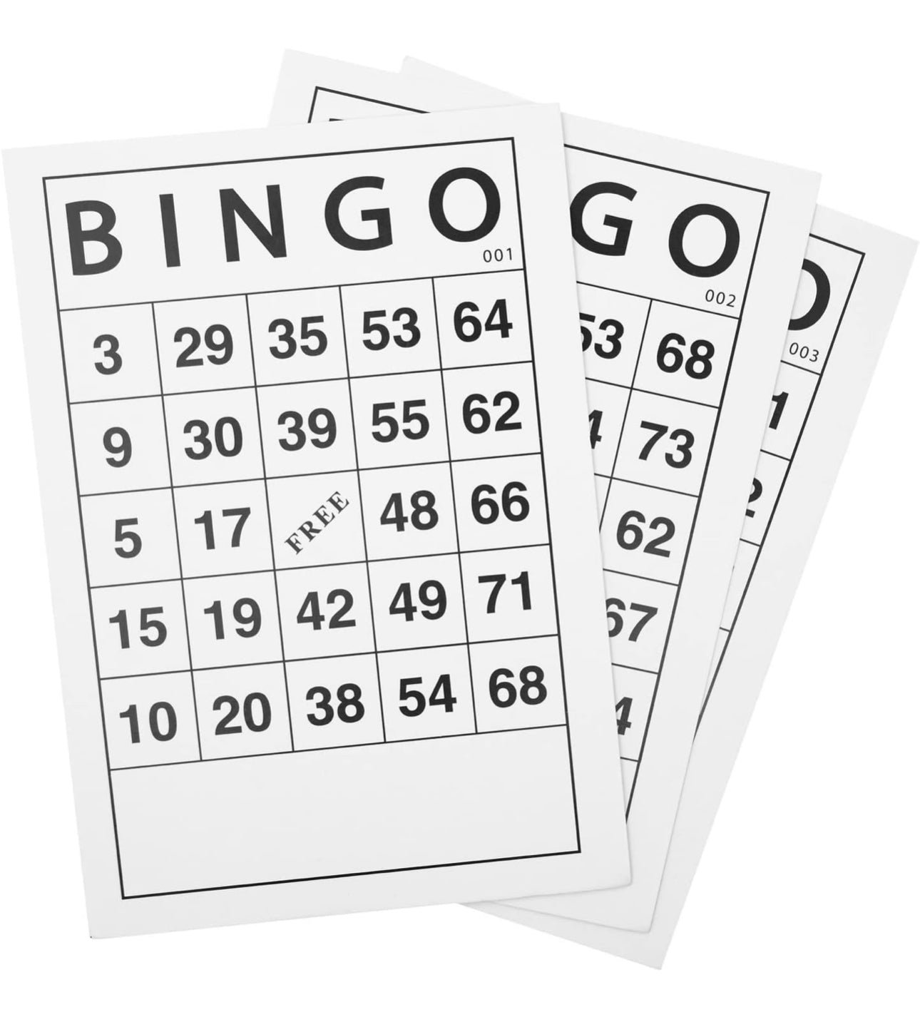 Blackout Bingo Cards