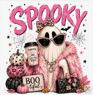 Spooky Boujee Ghost