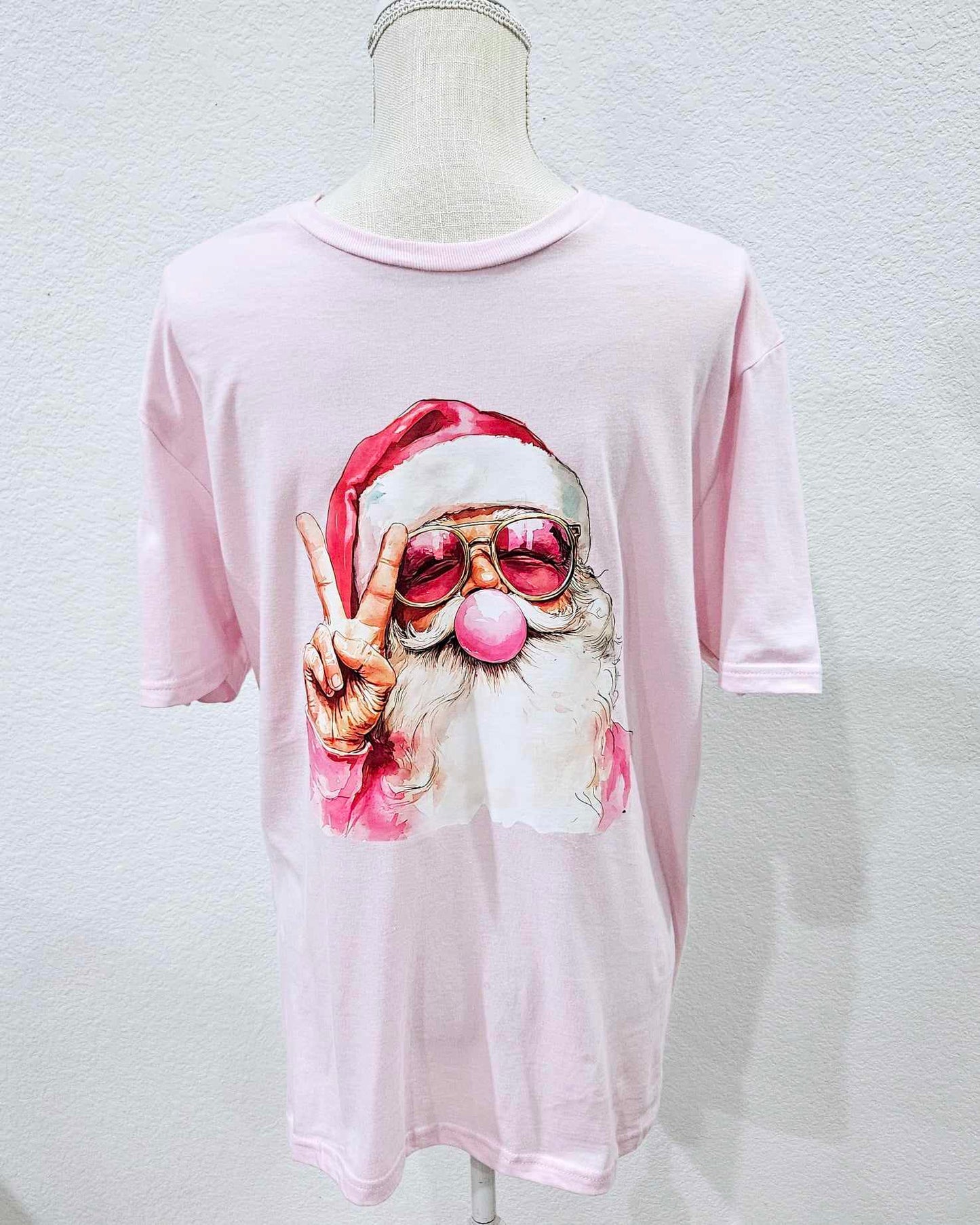 Bubble Gum peace Santa