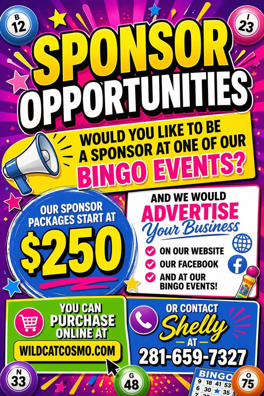 Purse Bingo Sponsors
