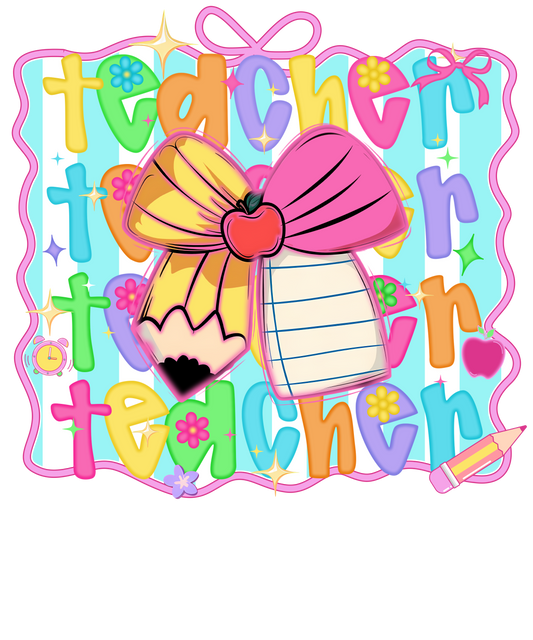 Teacher with a bow