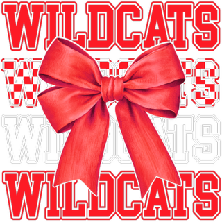 Wildcat with a Red Bow